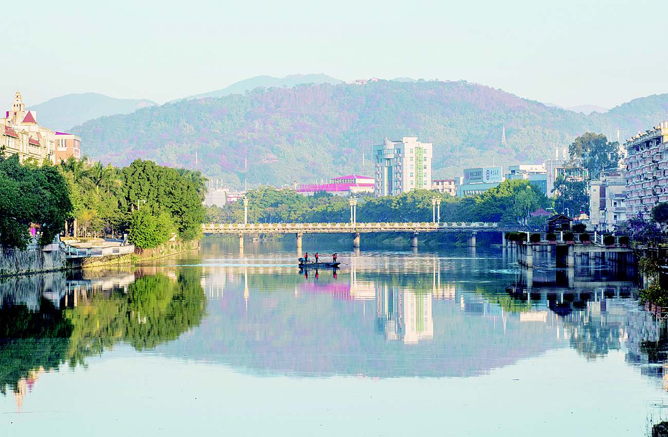 福建省泉州市永春县:"一河清水,两岸风光"