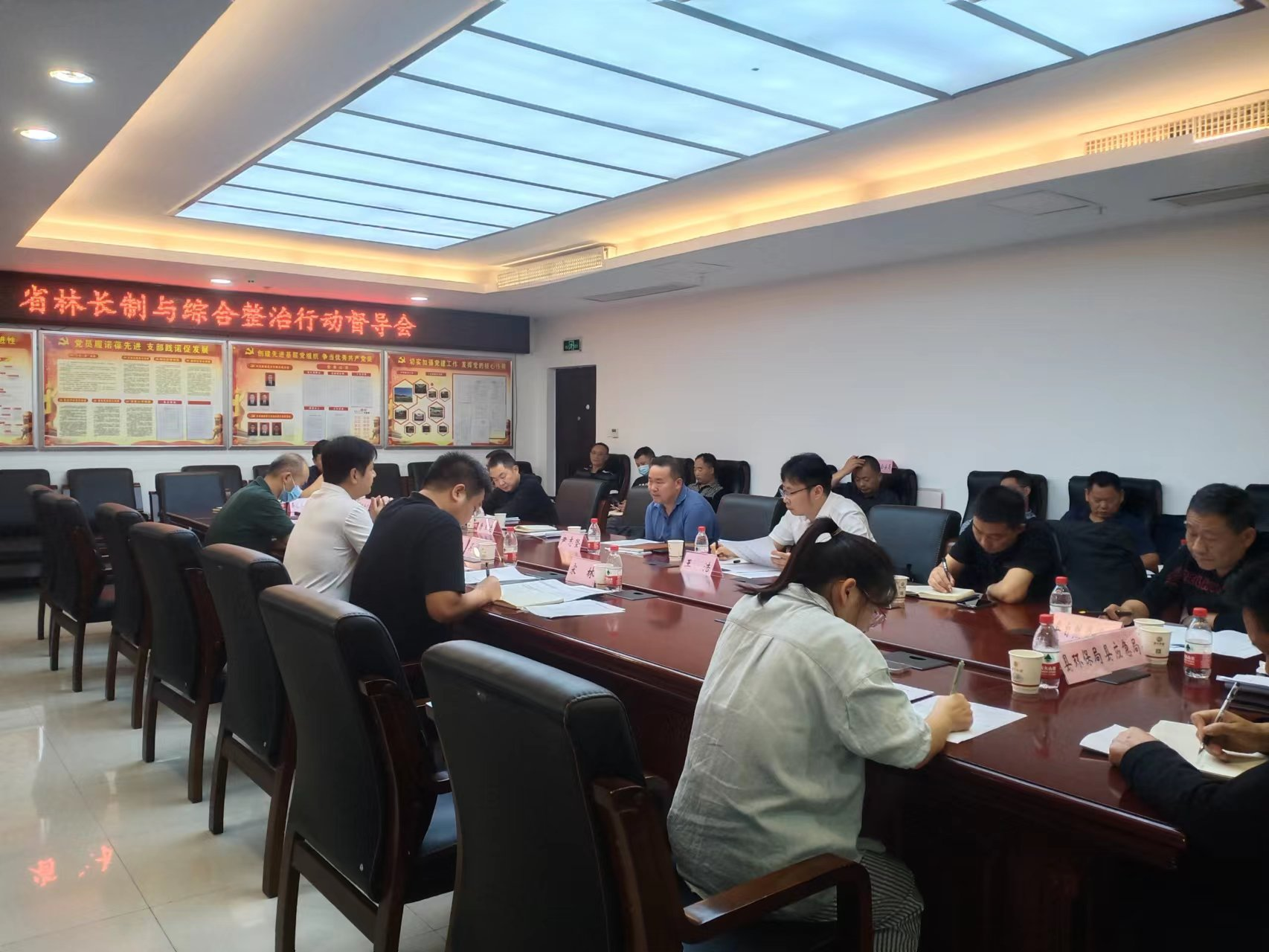 吴振明一行在桑植县督导林长制与生态环境综合整治工